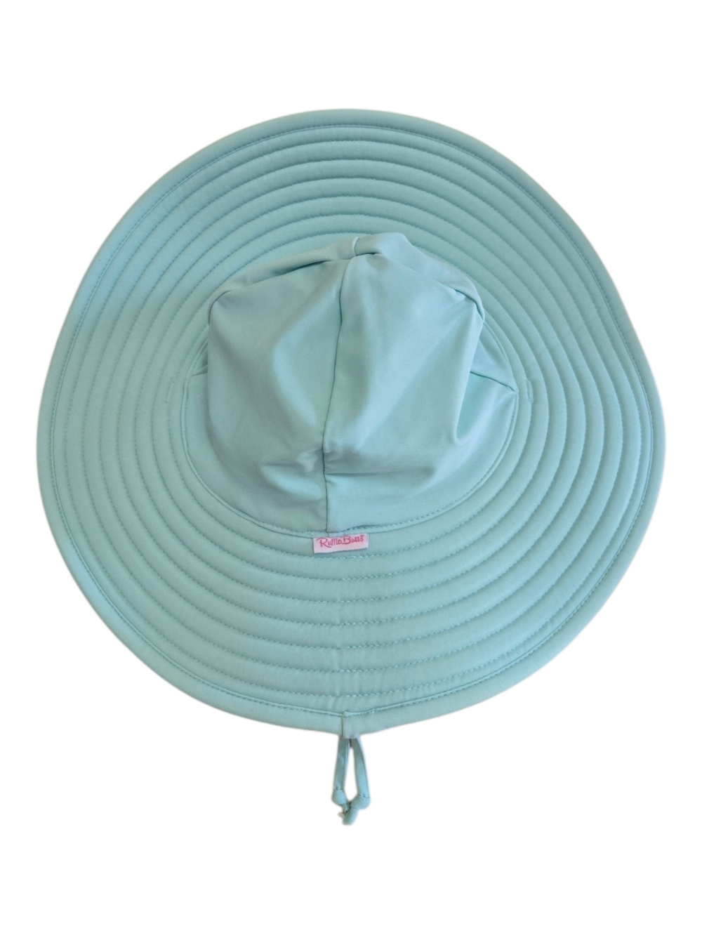 Ruffle Butts Sun Swim Hat Infant Toddler Aqua Beach Vacation Summer Travel - Picture 5 of 7